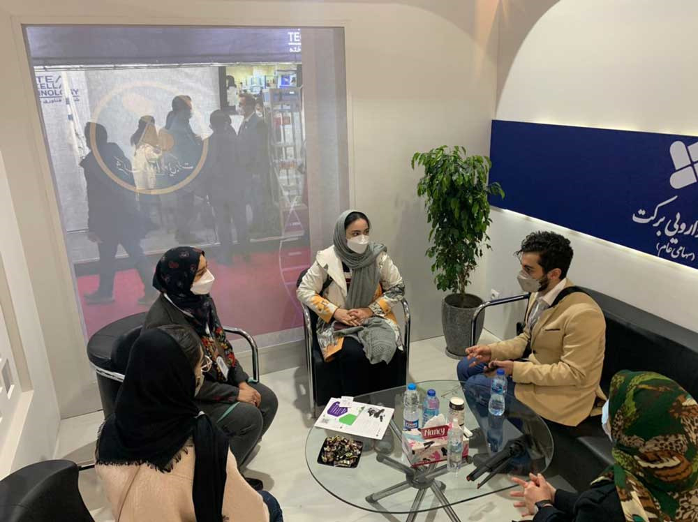 نمایشگاه ایران بایو 1400 ژن سازه آمن گروه دارویی برکت
